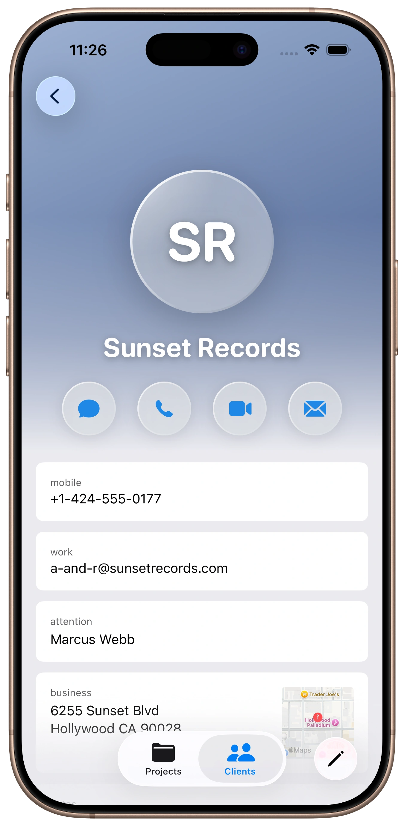 GigLedgerPro client dashboard